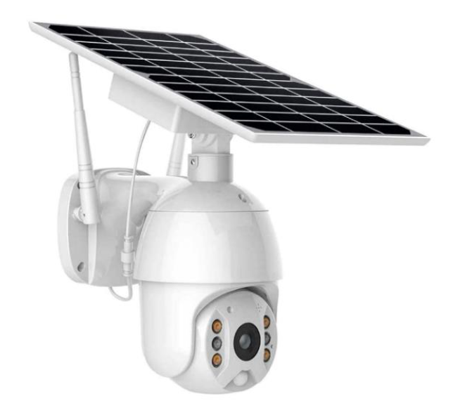 CAMARA IP SOLAR WIFI METALICA. APP UBOX